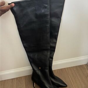 Cole Haan Black Over the Knee Boots
